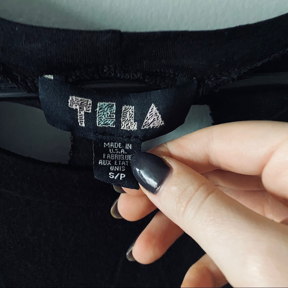 Tela black cut out back shirt - Picture 5 of 5